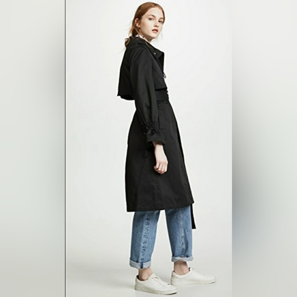 Club Monaco Belted Trench Coat - Picture 5 of 8